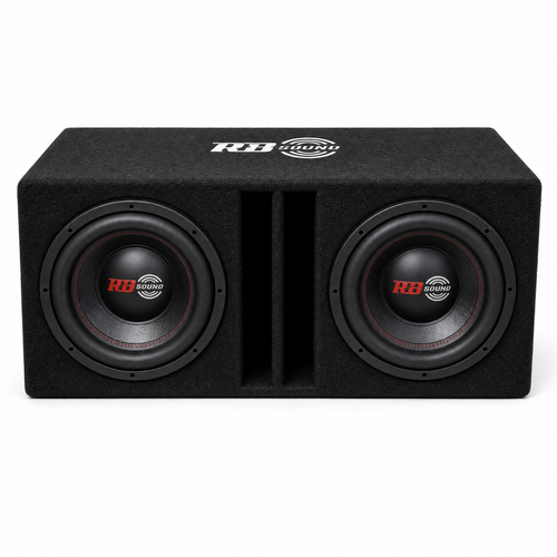Caja Doble 12" con Puerto de Subwoofer - RB-BOX12-02