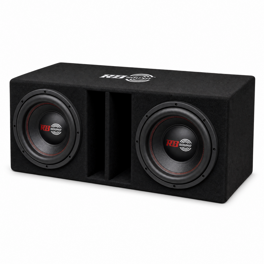 Caja Doble 12" con Puerto de Subwoofer - RB-BOX12-02