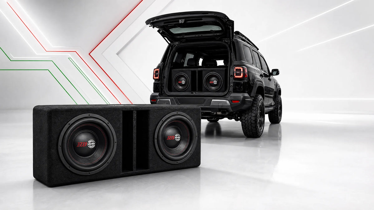 Caja Doble 12" con Puerto de Subwoofer - RB-BOX12-02